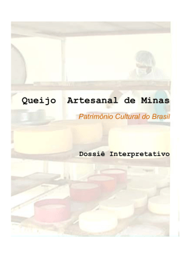 Queijo Artesanal de Minas &ndash; Dossi&ecirc; Interpretativo