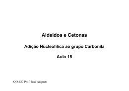 Aldeidos e Cetonas