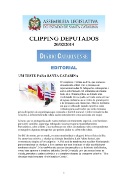 CLIPPING DEPUTADOS