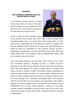 Vice-almirante Fernando Manuel de Macedo Pires da Cunha
