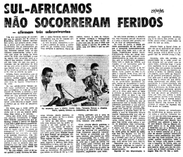 - afirmam três sobreviventes