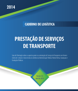 Transportes - Portal de Compras do Governo Federal Compras