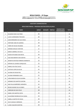 resultado da avalia&ccedil;&atilde;o escrita e reda&ccedil;&atilde;o / classificados
