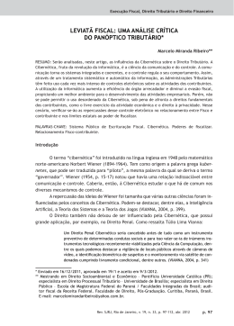 leviat&atilde; fiscal: uma an&aacute;lise cr&iacute;tica do pan&oacute;ptico
