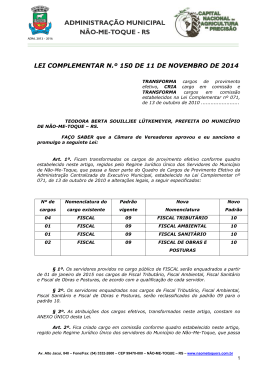 lei complementar n.º 150 de 11 de novembro de 2014