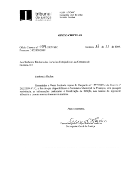 089/2009 - Tribunal de Justiça do Estado de Goiás
