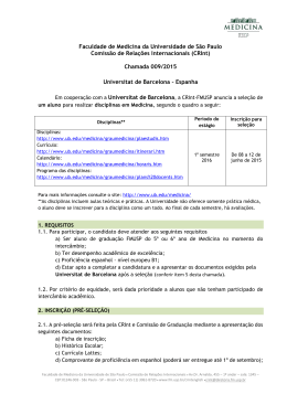 Faculdade de Medicina da Universidade de S&atilde;o Paulo