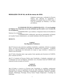 FACULDADE DE MEDICINA NOVA ESPERAN&Ccedil;A