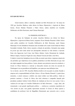 ESTADO DE MINAS Jornal mineiro, diário e matutino