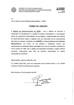 GOVERNO Do EsTADo DE MINAS GERAIS . . sEanTAmA
