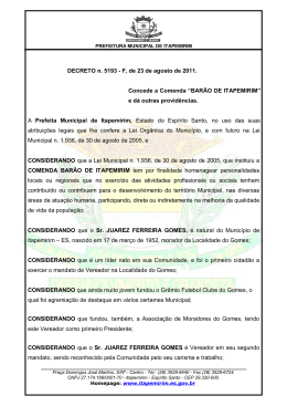 Decreto 5193- F - Juarez Ferreira Gomes