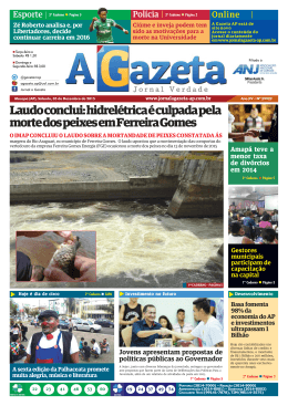 05/12/15 - Jornal A Gazeta