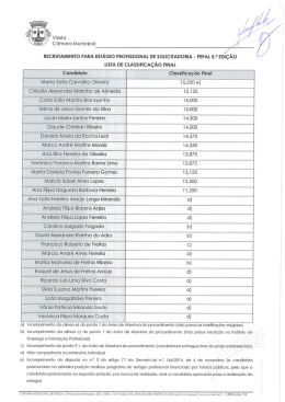 5&ordf; edi&ccedil;&atilde;o - &Aacute;rea de Solicitadoria - Lista de classifica&ccedil;&atilde;o final562.01