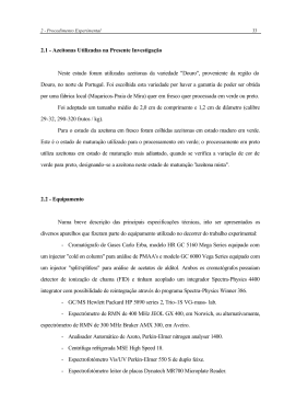 Procedimento Experimental - Universidade de Aveiro &rsaquo; SWEET