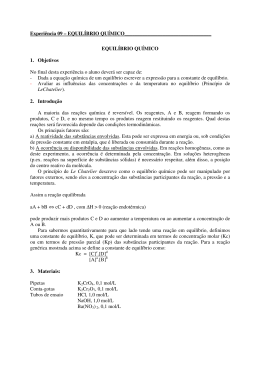 Experi&ecirc;ncia 09 &ndash; EQUIL&Iacute;BRIO
