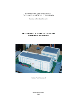 A cartografia no ensino de geografia: a aprendizagem mediada