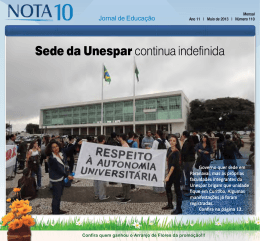 Sede da Unespar continua indefinida
