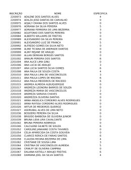 CANDIDATOS DESCLASSIFICADOS
