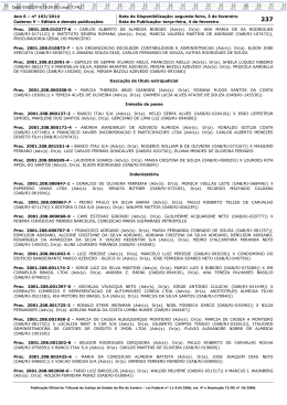 Ano 6 &ndash; n&ordm; 103/2014 Data de Disponibiliza&ccedil;&atilde;o: segunda