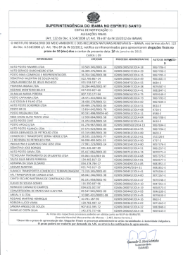 suPERINTENDÊNcIA DOTIBA`MA No ESPÍRITO sANTo