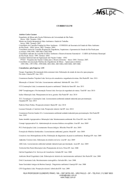 PLANO DE RECUPERA&Ccedil;&Atilde;O DE &Aacute;REAS DEGRADADAS