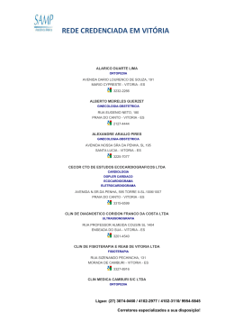 REDE CREDENCIADA EM VIT&Oacute;RIA