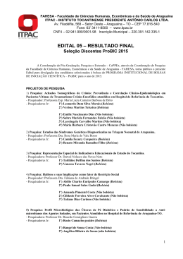 Edital Resultado ProBIC