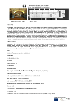 Foto: Luis Ferreira Alves planta piso 0