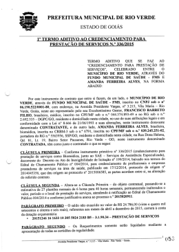 PREFEITURA MUNICIPAL DE RIO VERDE