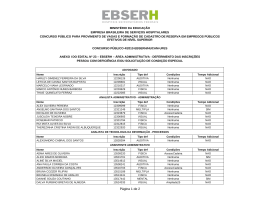 Anexo I do Edital n&ordm; 23 - Deferimento das inscri&ccedil;&otilde;es