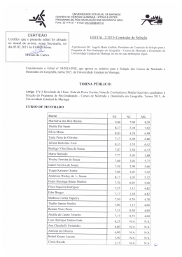 uNIvERsIDADE ESTADUAL DE MARINGA .I