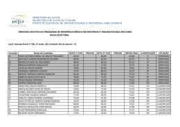 Resultado final do concurso de Resid&ecirc;ncia M&eacute;dica em