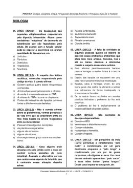 Provas: Biologia, Geografia, Portugu&ecirc;s, Reda&ccedil;&atilde;o e Ingl&ecirc;s - cev