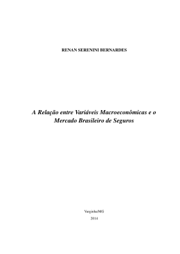A Rela&ccedil;&atilde;o entre Vari&aacute;veis Macroecon&ocirc;micas e o - Unifal-MG