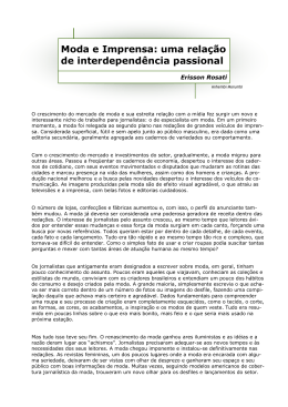 Moda e Imprensa - Universidade Anhembi Morumbi