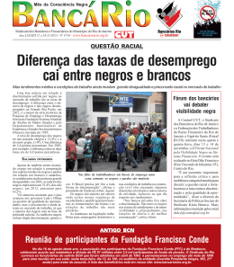 Diferen&ccedil;a das taxas de desemprego cai entre negros e brancos