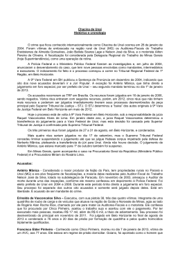 Chacina de Una&iacute; Hist&oacute;rico e cronologia O crime que ficou