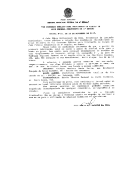PODER JUDICIÁRIO TRÍBUNAL REGIONAL FEDERAL DA 4