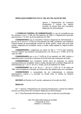 rela&ccedil;&atilde;o dos anexos \(modelos\) &agrave; resolu&ccedil;&atilde;o normativa cfa n&ordm; 204
