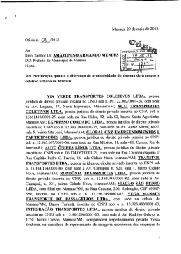 ÿþOfício 001 2012 AMAZONINO MENDES 29 05 2012