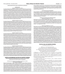 Di&aacute;rio Oficial do Distrito Federal