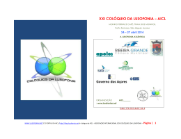 preprograma moinhos 2014 - Universidade dos A&ccedil;ores