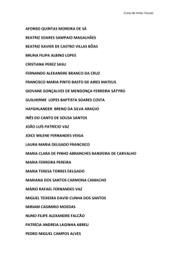 Curso de Artes Visuais