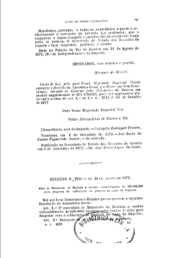 Mandamos, porLanto, a todas as autoridades a quem o eo«