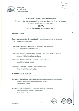 rrvsrrruro WW” 1, PoLrrÉcNrco da PORTALEGRE