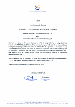 Império Bonança - Companhia de Seguros, S.A. para