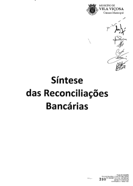 19- Sintese da Reconciliação Bancaria