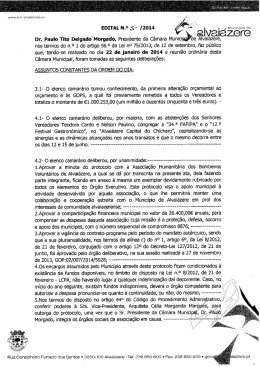 EDITAL N.&deg; S* [2014