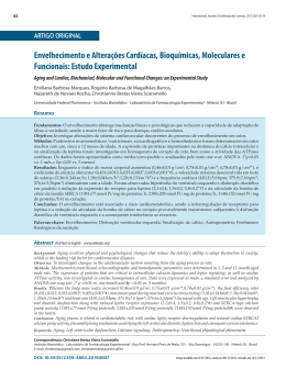 Envelhecimento e Alterações Cardíacas, Bioquímicas