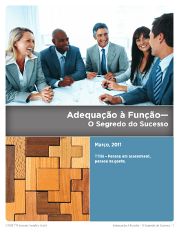 Adequação à Função— - TTI Success Insights Brasil